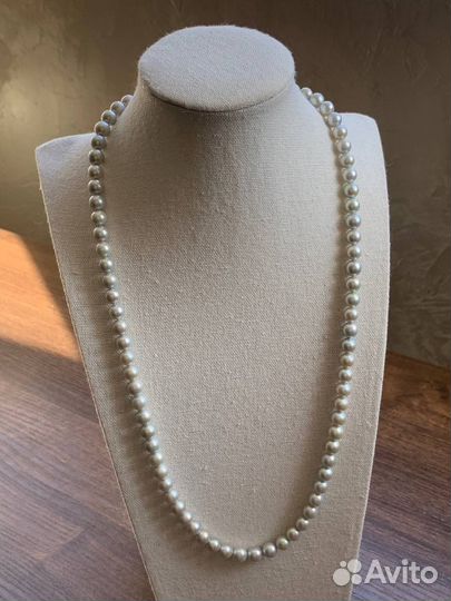 Бусы из жемчуга Акойя