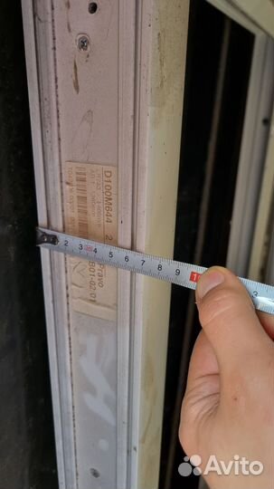 Пластиковая дверь пвх + окно б.у