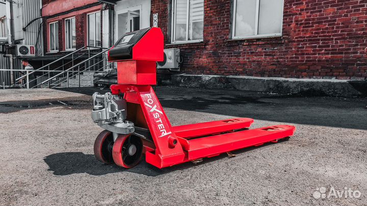 Гидравлическая тележка рохля с весами
