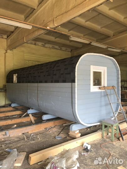 Баня бочка под ключ