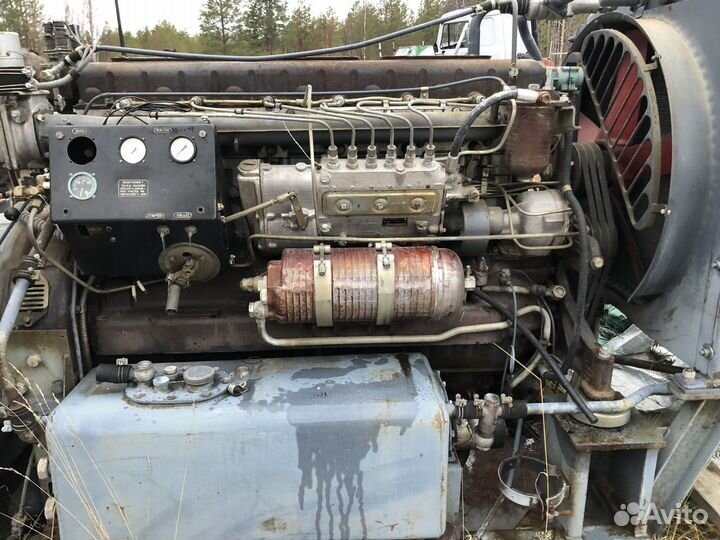 Двигатель 1Д6 с подстанцией 100 кВт