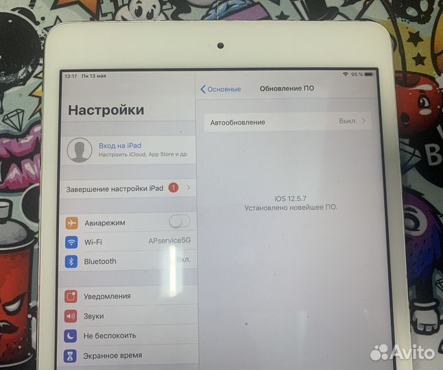 Планшет iPad Mini 2 A1489 16gb на запчасти