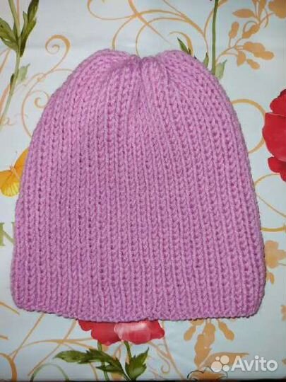 Шапка шерстяная женская
