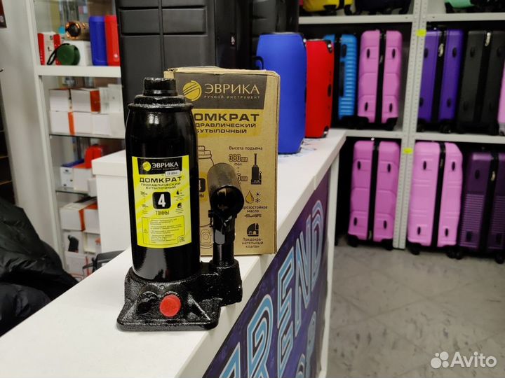 Домкрат бутылочный 4 тонны