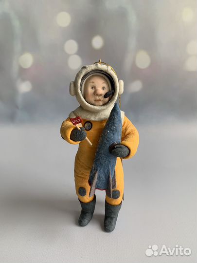 Ватные елочные игрушки СССР