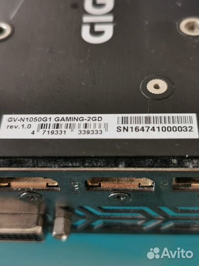 Видеокарта Gigabyte GeForce GTX 1050 G1 Gaming 2G