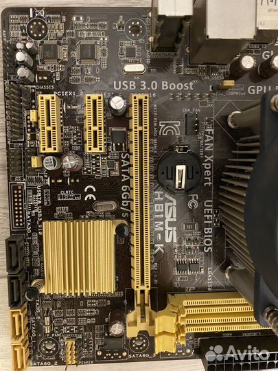 Материнская плата с процессором 1150 комплект