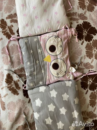 Бортики на детскую кроватку