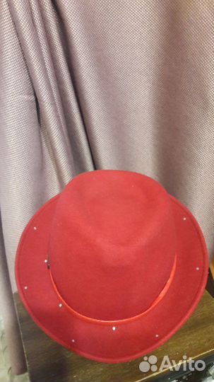 Шляпа фетровая женская