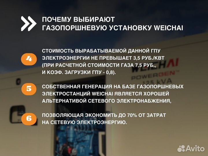 Газопоршневая электростанция 50 кВт в кожухе