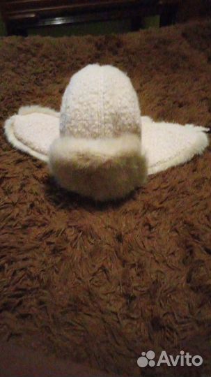 Шапка ушанка женская меховая