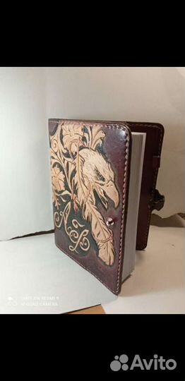 Кожаный блокнот ручная работа
