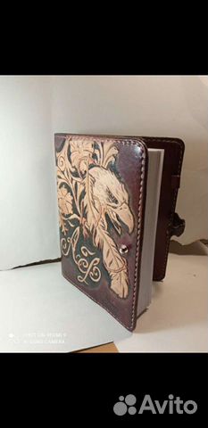 Кожаный блокнот ручная работа