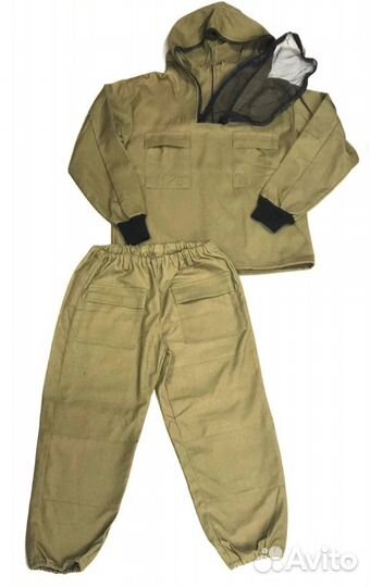 Костюм антимоскитный (брезент) размеры 60-70