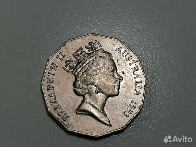 50 австралийских центов 1993г торг