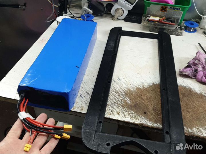 Аккумулятор Kuggo G1 24 Ah 52 v 18650 + вставка