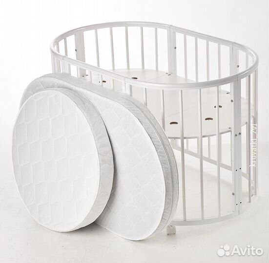 Детская кроватка трансформер с маятником
