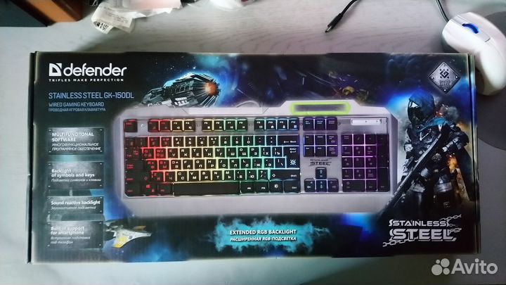 Клавиатура stainless steel GK-150DL