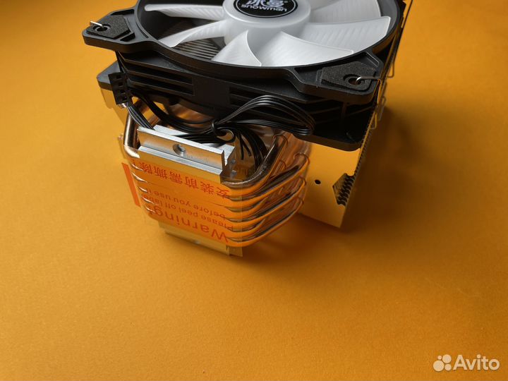 Кулер Башенный TDP 220W 6 трубок RGB snowman MT6