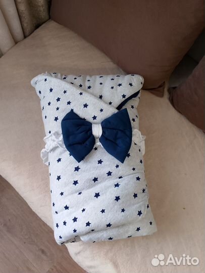 Набор одеяло конверт на выписку