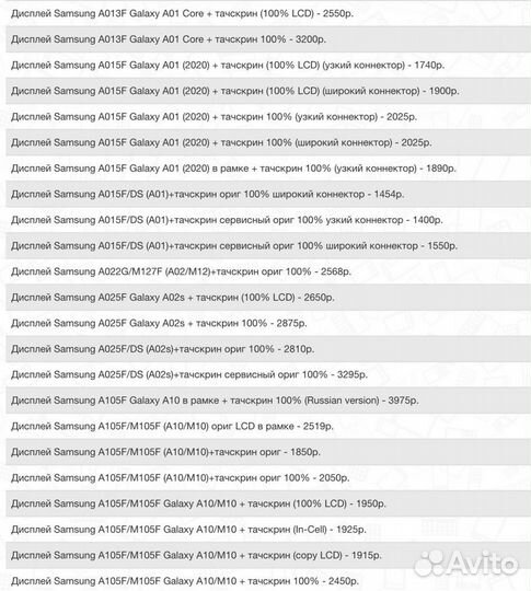 Дисплей для Samsung все модели + установка