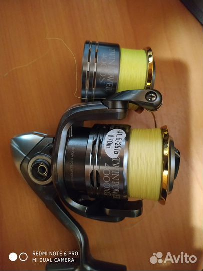 Катушка Shimano 08 Twin Power 4000S + шпуля 4000XG