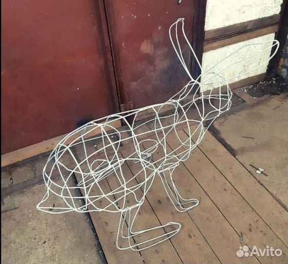 Декоративные фигуры из проволоки