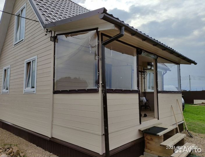 Мягкие окна для беседки