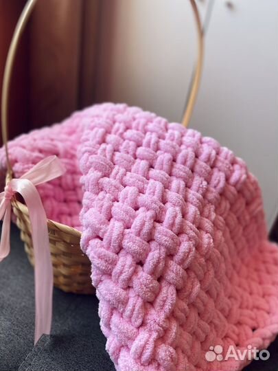 Плед детский плюшевый