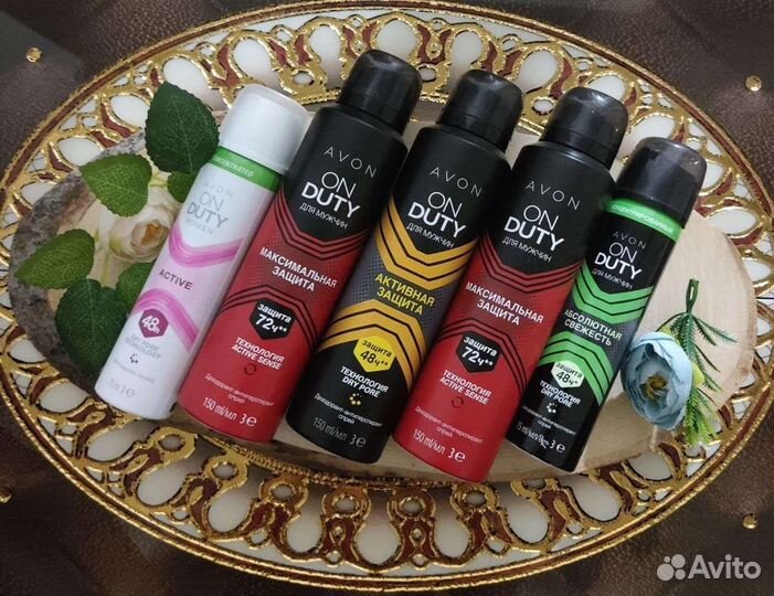 Мужские парфюмированные дезодоранты спреи Avon