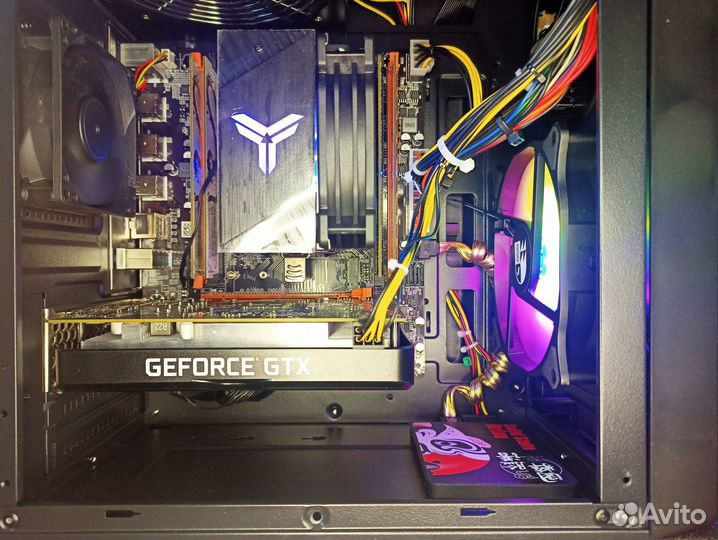 Игр пк Xeon E5-2670 v3 (12/24) GTX1650super-4Gb 16