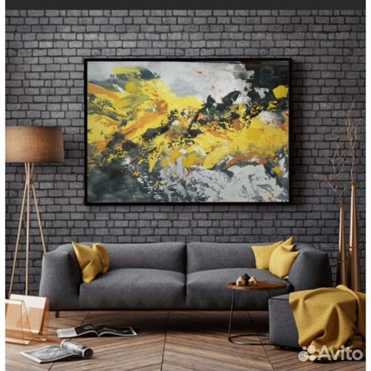 Картина большая интерьерная, новая