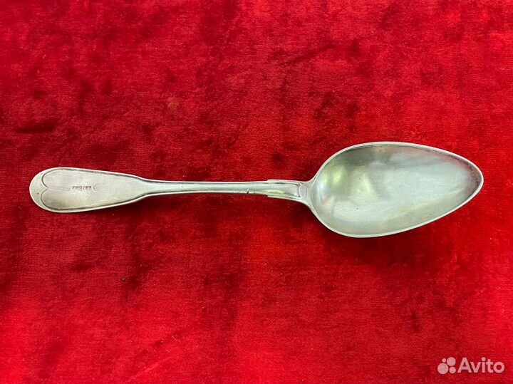 Ложка столовая серебро 84 проба, санкт-петербург