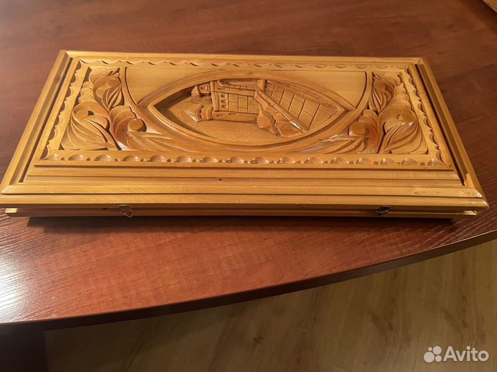 Нарды резные ручной работы бу