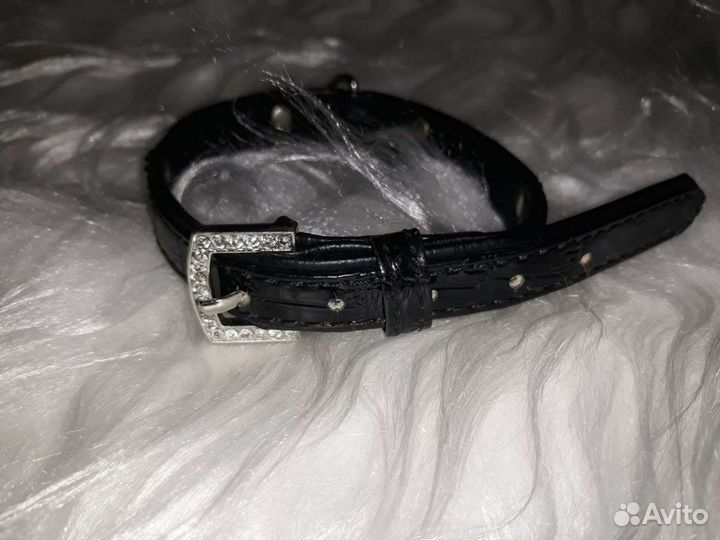 Ошейник для собак Эксклюзивный. Лаковая кожа