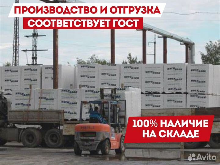 Газоблок инси с доставкой