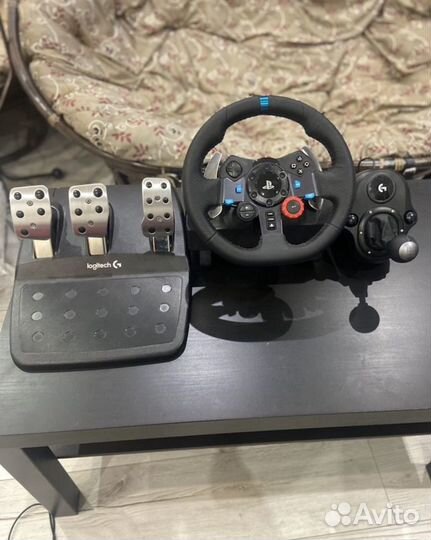 Игровой руль logitech g29 с кпп шифтером