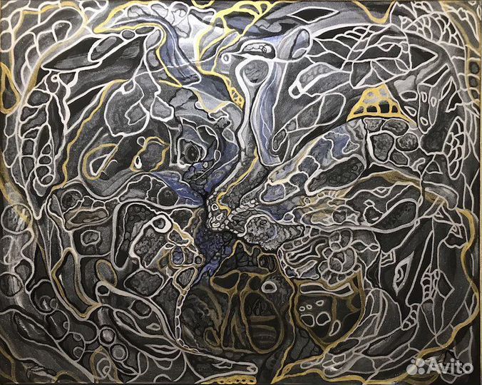 В наличии) Эксклюзивная картина на холсте 50х40