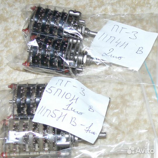 Переключатели галетные для радиоаппаратуры