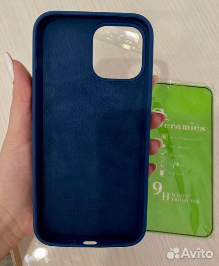 Чехол и стекло на iPhone 13 pro max