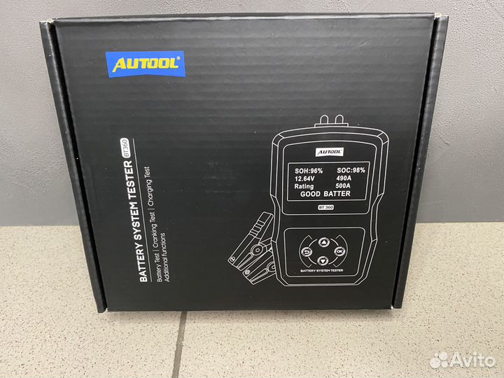 Тестер для Аккумуляторов Autool BT360