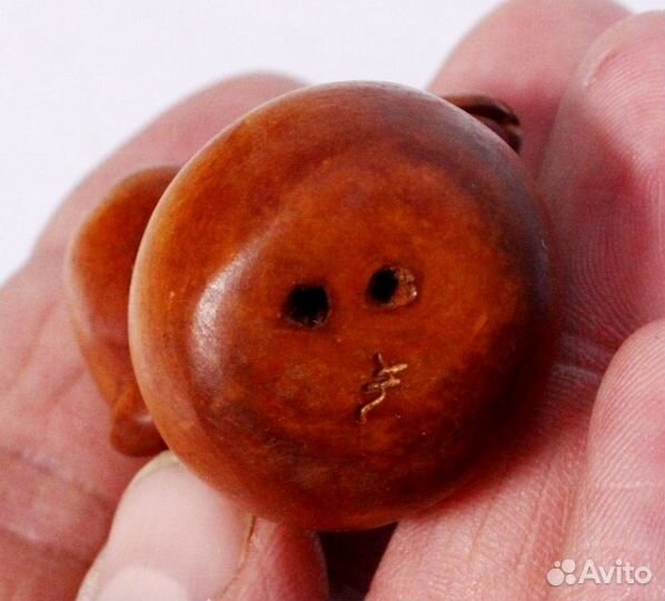 Статуэтка Кролик - Нэцкэ из Дерева Самшит ru*114