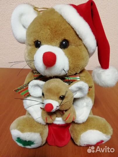 Игрушка Новогодняя Мышка с мышонком
