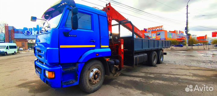 КАМАЗ 65117-N3 с КМУ, 2014