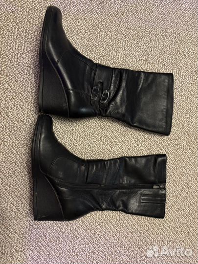 Сапоги женские натуральная кожа демисезонные 39 р