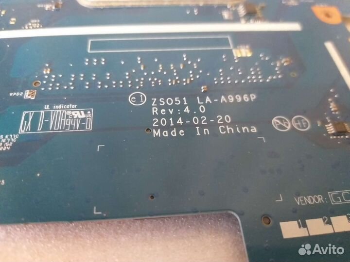 Мат плата HP 255 g3 исправная LA-A996P