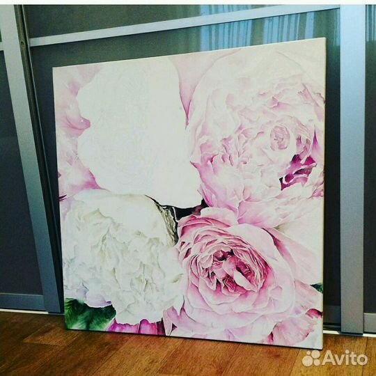 Картина Пионы 900х900