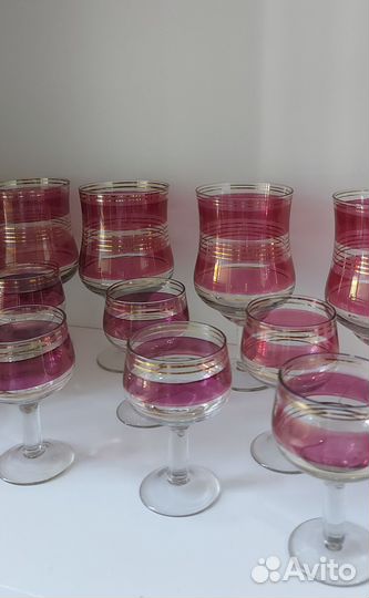 Бокалы и рюмки богемия