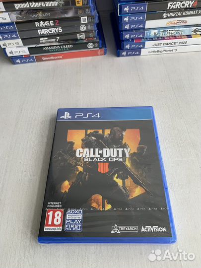Call of duty black ops 4 ps4 диск в пленке
