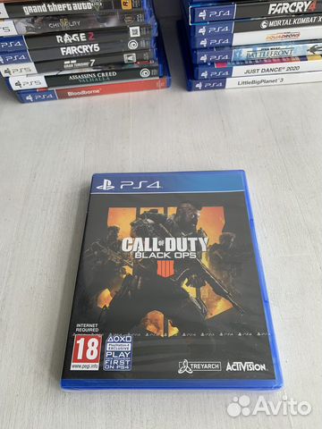 Call of duty black ops 4 ps4 диск в пленке